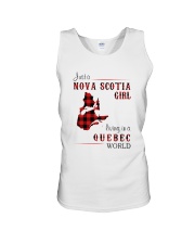 NOVA SCOTIA GIRL LIVING IN QUEBEC WORLD Unisex Tank thumbnail