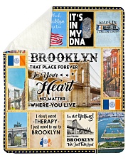 BROOKLYN IT'S IN MY DNA Sherpa Fleece Blanket - 50" x 60" thumbnail