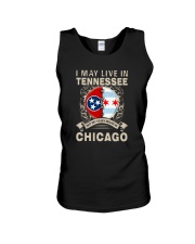 I MAY LIVE IN TENNESSEE MY STORY IN CHICAGO Unisex Tank tile