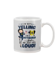 I'M A PITTSBURGH GIRL WE JUST TALK LOUD Mug tile