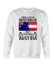 LIVE IN AUSTRALIA BEGAN IN AUSTRIA Crewneck Sweatshirt tile