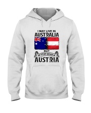 LIVE IN AUSTRALIA BEGAN IN AUSTRIA Hooded Sweatshirt tile
