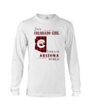 COLORADO GIRL LIVING IN ARIZONA WORLD Long Sleeve Tee thumbnail