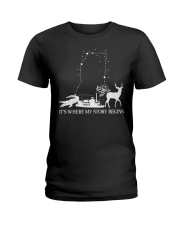 Mississippi It's Where My Story Begins Ladies T-Shirt tile