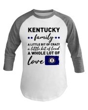 Kentucky Family A Little bit Of Crazy Baseball Tee tile
