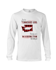 TENNESSEE GIRL LIVING IN WASHINGTON WORLD Long Sleeve Tee thumbnail