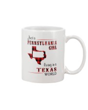PENNSYLVANIA GIRL LIVING IN TEXAS WORLD Mug thumbnail