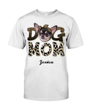 Personalized Chihuahua Dog Mom Classic T-Shirt tile