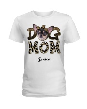 Personalized Chihuahua Dog Mom Ladies T-Shirt front