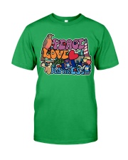 Michigan Peace Love Classic T-Shirt tile