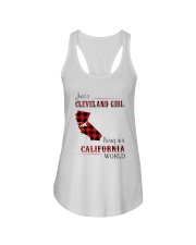 CLEVELAND GIRL LIVING IN CALIFORNIA WORLD Ladies Flowy Tank thumbnail