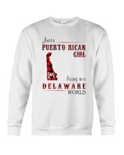 PUERTO RICAN GIRL LIVING IN DELAWARE WORLD Crewneck Sweatshirt thumbnail