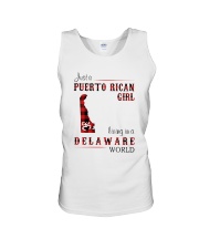 PUERTO RICAN GIRL LIVING IN DELAWARE WORLD Unisex Tank thumbnail