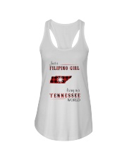 FILIPINO GIRL LIVING IN TENNESSEE WORLD Ladies Flowy Tank tile