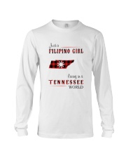 FILIPINO GIRL LIVING IN TENNESSEE WORLD Long Sleeve Tee tile