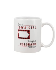 IOWA GIRL LIVING IN COLORADO WORLD Mug thumbnail