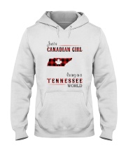 CANADIAN GIRL LIVING IN TENNESSEE WORLD Hooded Sweatshirt tile