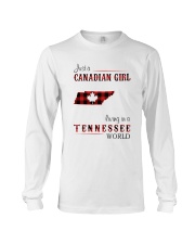 CANADIAN GIRL LIVING IN TENNESSEE WORLD Long Sleeve Tee tile