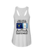 LIVE IN OREGON BEGAN IN GUATEMALA Ladies Flowy Tank tile