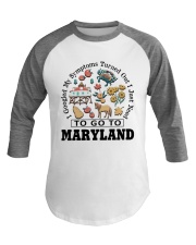 Maryland My Symptoms Baseball Tee tile