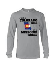 JUST A COLORADO GIRL IN A MISSOURI WORLD Long Sleeve Tee thumbnail
