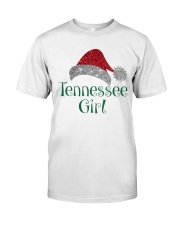Tennessee Girl Giltter Christmas Classic T-Shirt tile
