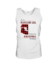 MARYLAND GIRL LIVING IN ARIZONA WORLD Unisex Tank thumbnail