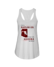 MARYLAND GIRL LIVING IN ARIZONA WORLD Ladies Flowy Tank thumbnail