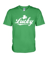 Montana Map Lucky V-Neck T-Shirt tile