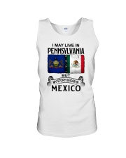 LIVE IN PENNSYLVANIA BEGAN IN MEXICO Unisex Tank thumbnail