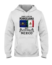 LIVE IN PENNSYLVANIA BEGAN IN MEXICO Hooded Sweatshirt thumbnail