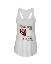 PUERTO RICAN GIRL LIVING IN NEVADA WORLD Ladies Flowy Tank thumbnail