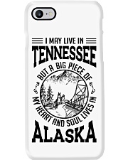 LIVE IN TENNESSEE HEART AND SOUL IN ALASKA Phone Case tile