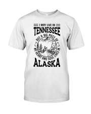 LIVE IN TENNESSEE HEART AND SOUL IN ALASKA Classic T-Shirt tile