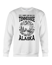 LIVE IN TENNESSEE HEART AND SOUL IN ALASKA Crewneck Sweatshirt tile