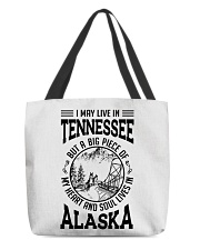 LIVE IN TENNESSEE HEART AND SOUL IN ALASKA All-Over Tote tile