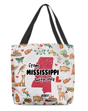 Custom From Mississippi With Love All-over Tote front