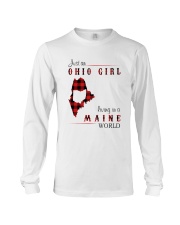 OHIO GIRL LIVING IN MAINE WORLD Long Sleeve Tee thumbnail