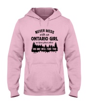 NEVER MESS WITH AN ONTARIO GIRL Hooded Sweatshirt thumbnail