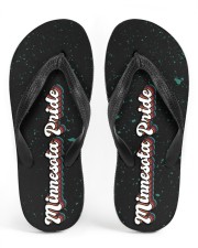 Minnesota Pride Men's Flip Flops front