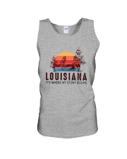 LOUISIANA IT'S WHERE MY STORY BEGINS Unisex Tank thumbnail