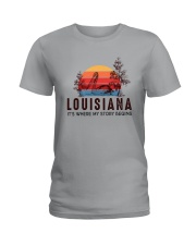 LOUISIANA IT'S WHERE MY STORY BEGINS Ladies T-Shirt thumbnail