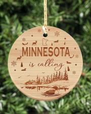Minnesota Is Calling Circle ornament - single (porcelain) aos-circle-ornament-single-porcelain-lifestyles-02