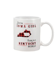 IOWA GIRL LIVING IN KENTUCKY WORLD Mug thumbnail