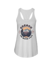 Oregon Nickname State Ladies Flowy Tank tile