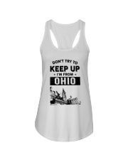 Don't Try To Keep Up I'm From Ohio Ladies Flowy Tank tile