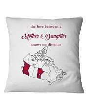 MANITOBA BRITISH COLUMBIA LOVE A MOTHER DAUGHTER Square Pillowcase thumbnail