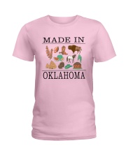 Symbols Made In Oklahoma Ladies T-Shirt front
