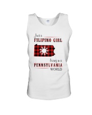 FILIPINO GIRL LIVING IN PENNSYLVANIA WORLD Unisex Tank tile