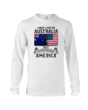 LIVE IN AUSTRALIA BEGAN IN AMERICA Long Sleeve Tee tile